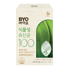 BYO 식물성유산균 100 1.5gX30포(1개월)