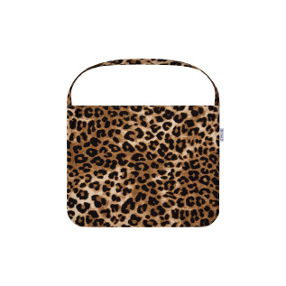 NEW LEOPARD CORDUROY ECO BAG-BEIGE