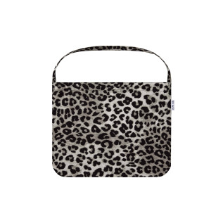 NEW LEOPARD CORDUROY ECO BAG-GRAY