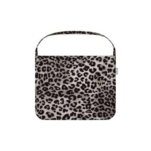 NEW LEOPARD CORDUROY ECO BAG-GRAY