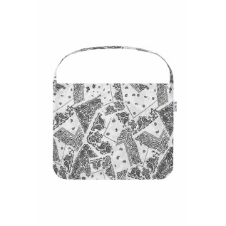 PAISLEY ECO BAG-WHITE