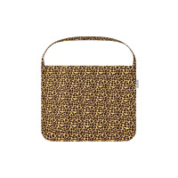 LEOPARD CORDUROY ECO BAG-BEIGE