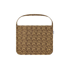LEOPARD CORDUROY ECO BAG-BEIGE