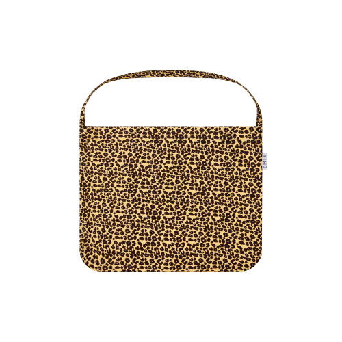 LEOPARD CORDUROY ECO BAG-BEIGE