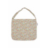 PASTEL FLOWER CORDUROY ECO BAG-PINK