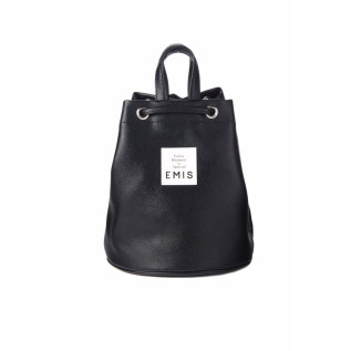 LEATHER MINI BACK PACK-BLACK