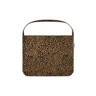22Y LEOPARD CORDUROY ECO BAG-BROWN