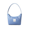 LEATHER HOBO BAG-BLUE