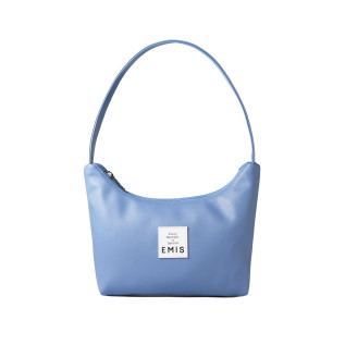 LEATHER HOBO BAG-BLUE