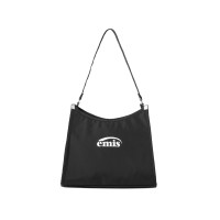 SQUARE HOBO BAG-BLACK
