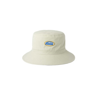 MINI WAPPEN BUCKET HAT-LIGHT BEIGE