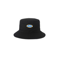 MINI WAPPEN BUCKET HAT-BLACK
