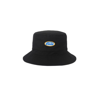 MINI WAPPEN BUCKET HAT-BLACK