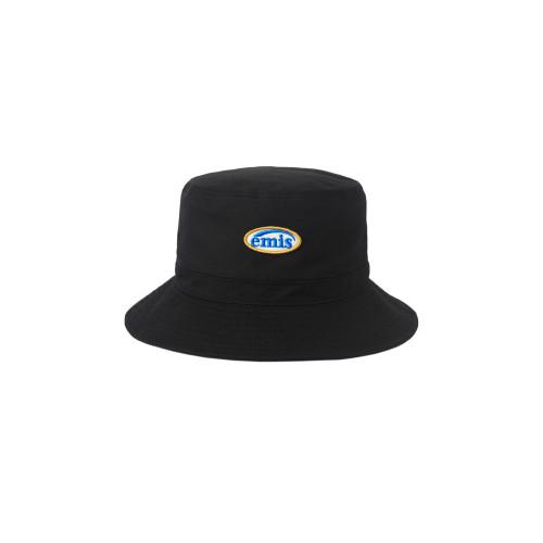 MINI WAPPEN BUCKET HAT-BLACK