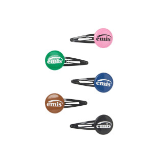 ENAMEL CIRCLE HAIRPIN