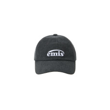 NEW LOGO PIGMENT BALL CAP-BLACK
