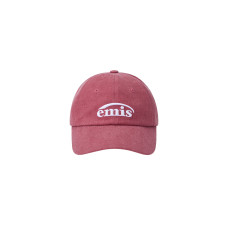 NEW LOGO PIGMENT BALL CAP-RED