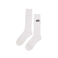 (MENS) NEW LOGO STITCH SOCKS-WHITE