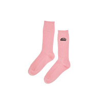 (WOMENS) NEW LOGO STITCH SOCKS-PINK