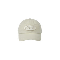 TONE ON TONE WAPPEN BALL CAP-BEIGE