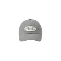 TONE ON TONE WAPPEN BALL CAP-GRAY