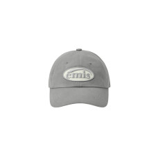 TONE ON TONE WAPPEN BALL CAP-GRAY