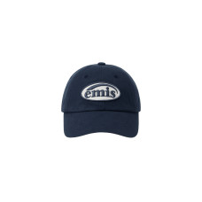 TONE ON TONE WAPPEN BALL CAP-NAVY
