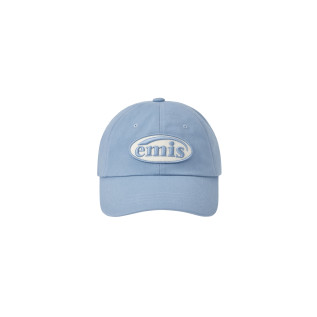 TONE ON TONE WAPPEN BALL CAP-SKY BLUE