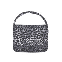 COTTON LEOPARD ECO BAG-GRAY