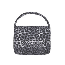 COTTON LEOPARD ECO BAG-GRAY