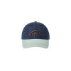 WASHED DENIM BALL CAP-BLUE/MINT