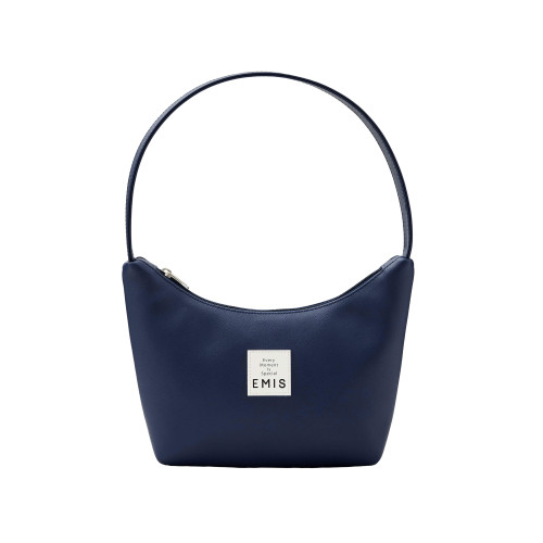 NEW LEATHER HOBO BAG-NAVY