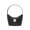 NEW LEATHER HOBO BAG-BLACK