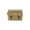 NYLON MESSENGER BAG-BEIGE