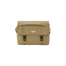 NYLON MESSENGER BAG-BEIGE