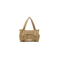 MINI CROSSED BODY CIRCULAR BAG-BEIGE