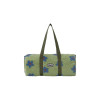 FLOWER BOUCLE CROSSED BODY BAG-GREEN
