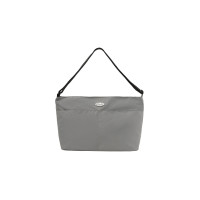 NYLON CROSSED BODY BAG-GRAY