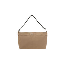 NYLON CROSSED BODY BAG-BEIGE