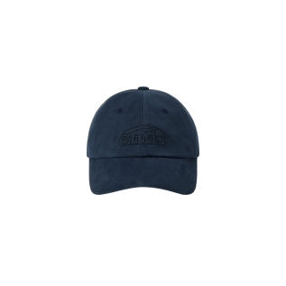 COTTON BRUSHED BALL CAP-NAVY