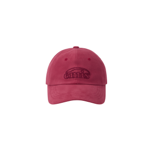 COTTON BRUSHED BALL CAP-RED