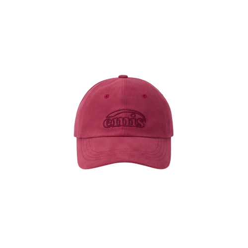 COTTON BRUSHED BALL CAP-RED