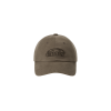 COTTON BRUSHED BALL CAP-BROWN