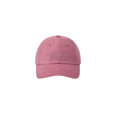 COTTON BRUSHED BALL CAP-PINK