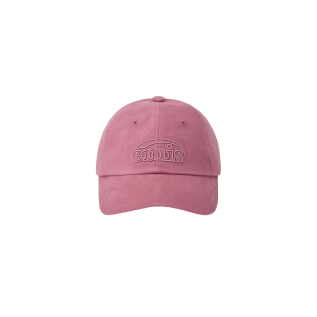 COTTON BRUSHED BALL CAP-PINK