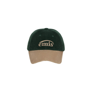 CORDUROY TWO-TONE BALL CAP-GREEN