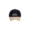 CORDUROY TWO-TONE BALL CAP-NAVY