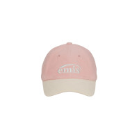 CORDUROY TWO-TONE BALL CAP-LIGHT PINK