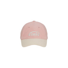 CORDUROY TWO-TONE BALL CAP-LIGHT PINK
