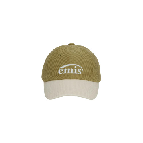 CORDUROY TWO-TONE BALL CAP-MUSTARD